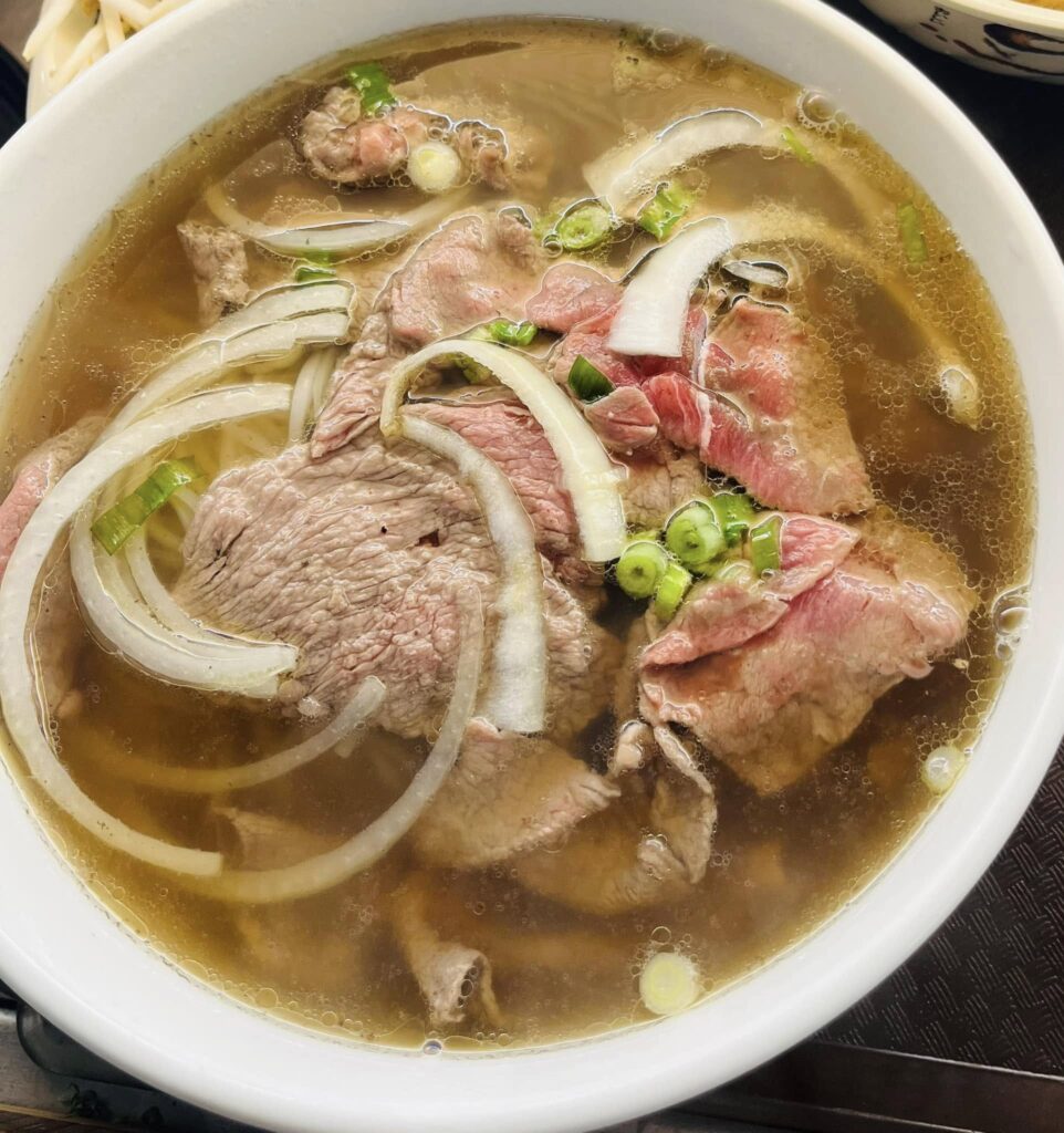 Rare beef Pho at Coco Bay Thunder Bay