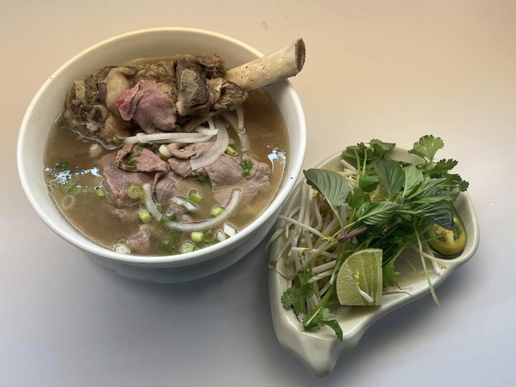 Pho Tai Suon Bo (Rare Beef and Beef Rib Pho) at Coco Bay Thunder Bay
